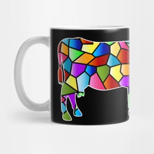 Cow Colorful Piece Mug